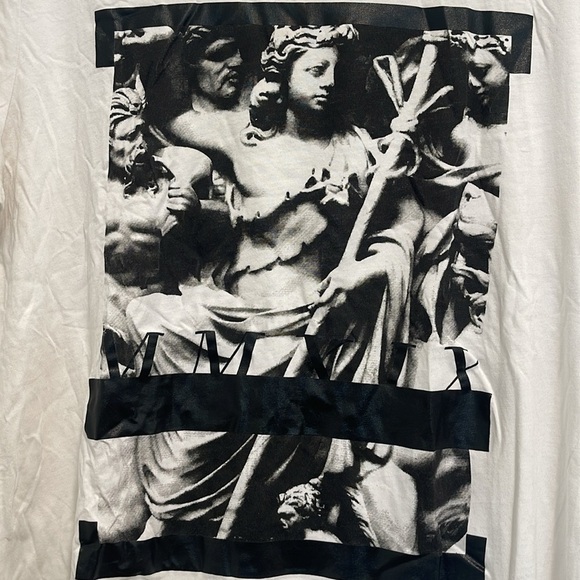 H&M Roman style white and black T-shirt - Picture 2 of 2